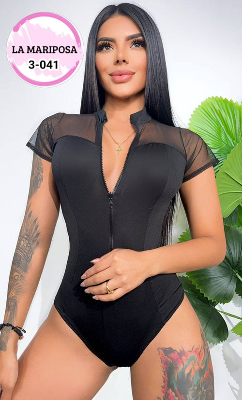 BODY CON MANGAS CORTA