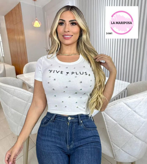 BLUSA MANGA CORTA DAMA